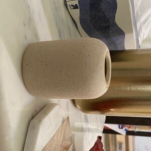 Minimalist Beige Ceramic Vase
